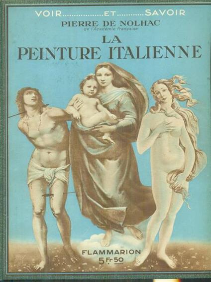 La peinture italienne - Pierre de Nolhac - copertina