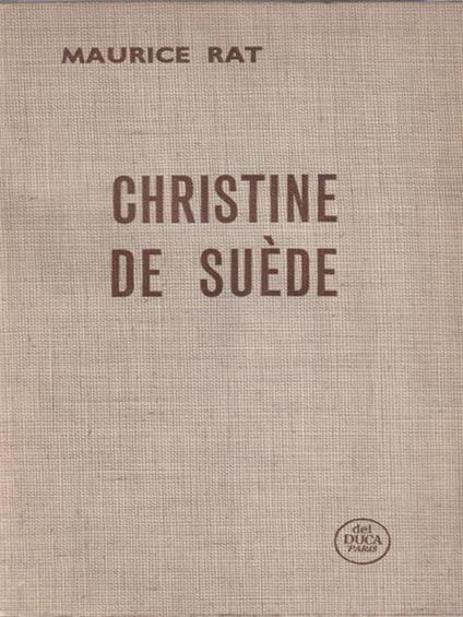 Christine de Suede - Maurice Rat - copertina