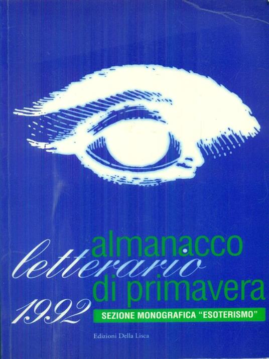 Almanacco letterario di primavera 1992 - copertina