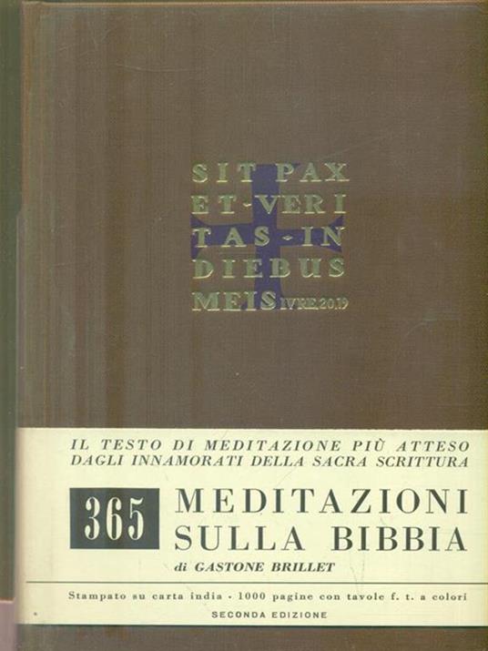 Meditazioni sulla Bibbia - Gastone Brillet - copertina