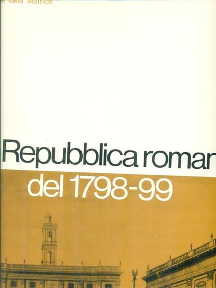 La Repubblica Romana del 1798-99 -   - copertina