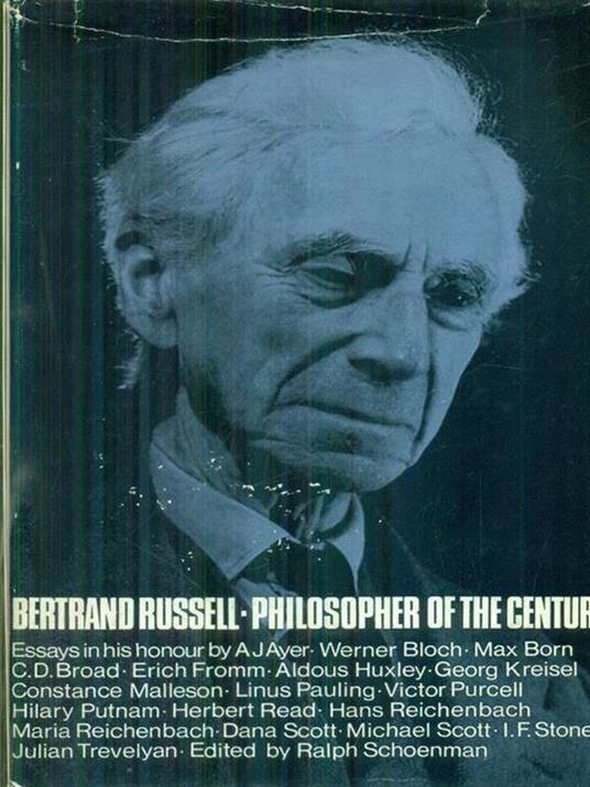 Bertrand Russell philosopher of the century - Ralph Schoeman - copertina