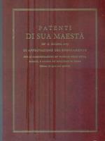 Patenti di sua Maesta' de 6 Giugno 1775. Ristampa anastatica