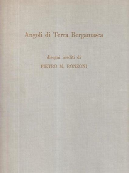 Angoli di terra bergamasca Terza parte - Pietro Rondoni - copertina