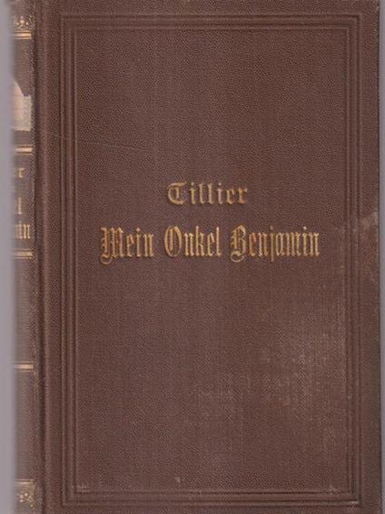 Mein onkel Benjamin - Claude Tillier - copertina