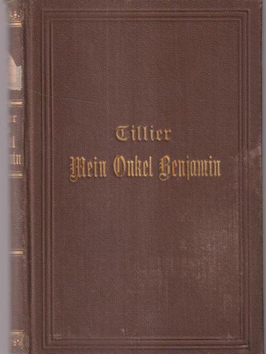 Mein onkel Benjamin - Claude Tillier - copertina