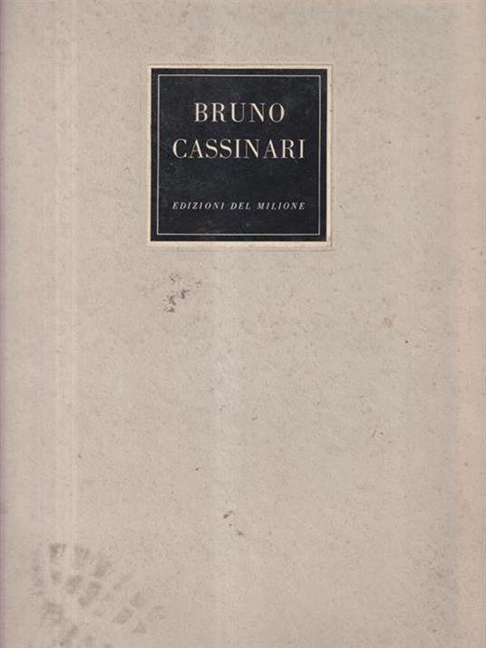 Bruno Cassinari - Marco Valsecchi - copertina