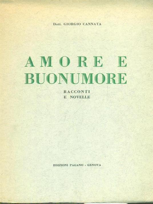 Amore e buonumore - Giorgio Cannata - copertina