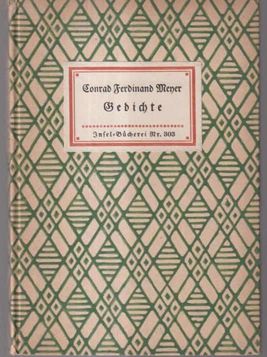 Gedichte - Conrad Ferdinand Meyer - copertina