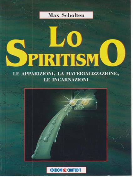 Lo spiritismo - Max Scholten - copertina