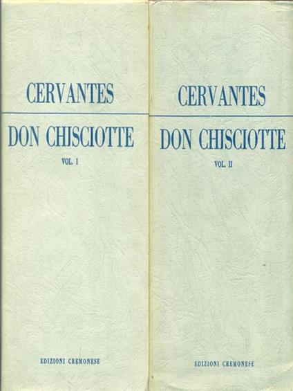 Don Chisciotte - 2 volumi - Michele Cervantes - copertina