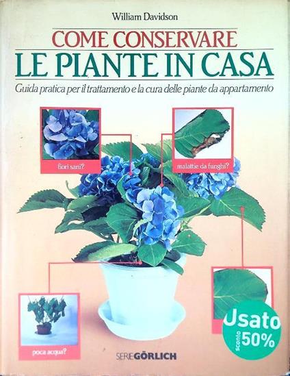 Come conservare le piante in casa - William Davidson - copertina