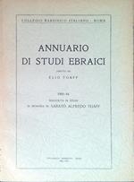 Annuario di studi ebraici 1963-64