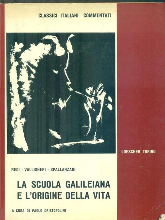 La scuola galileiana e l'origine della vita - copertina