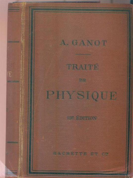 Traite de physique - A. S. Gadot - copertina