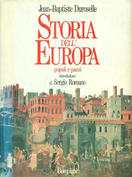 Storia dell'Europa - J. Baptiste Duroselle - copertina