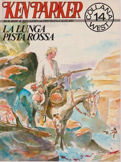 Ken Parker - La lunga pista rossa - copertina