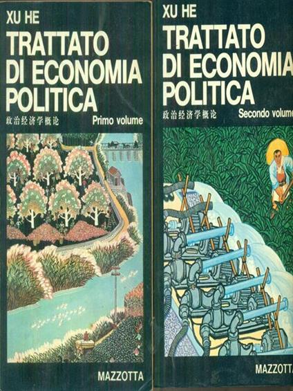 Trattato di economia politica 2 vv - copertina