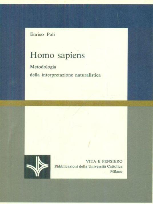 Homo sapiens - Enrico Paoli - copertina