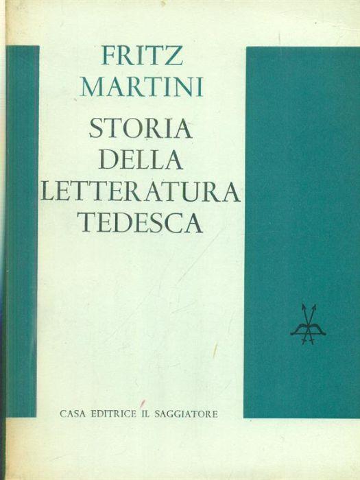 Storia della letteratura tedesca - Fritz Martini - copertina