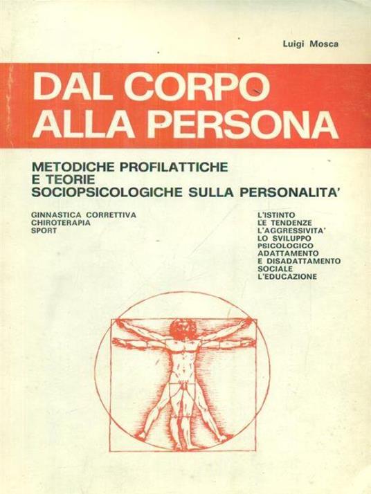 Dal corpo alla persona - Luigi Mosca - copertina