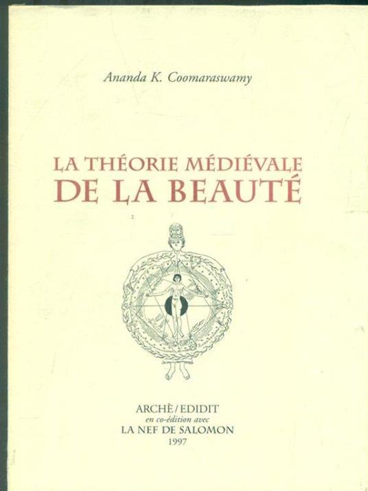 La théorie médiévale de la beauté - Ananda K. Coomaraswamy - copertina