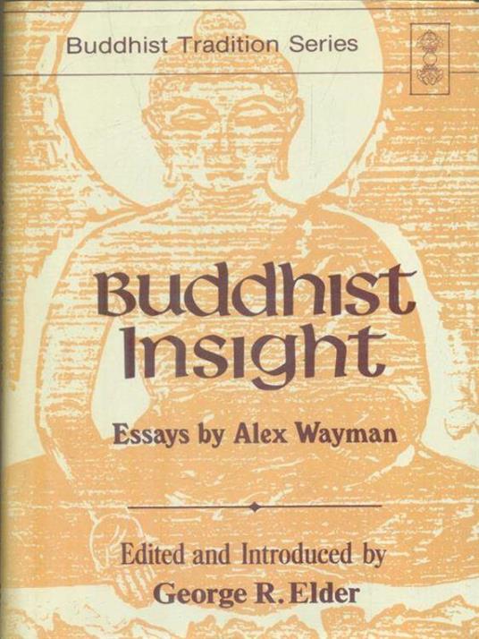 Buddhist insight - Alex Wayman - copertina