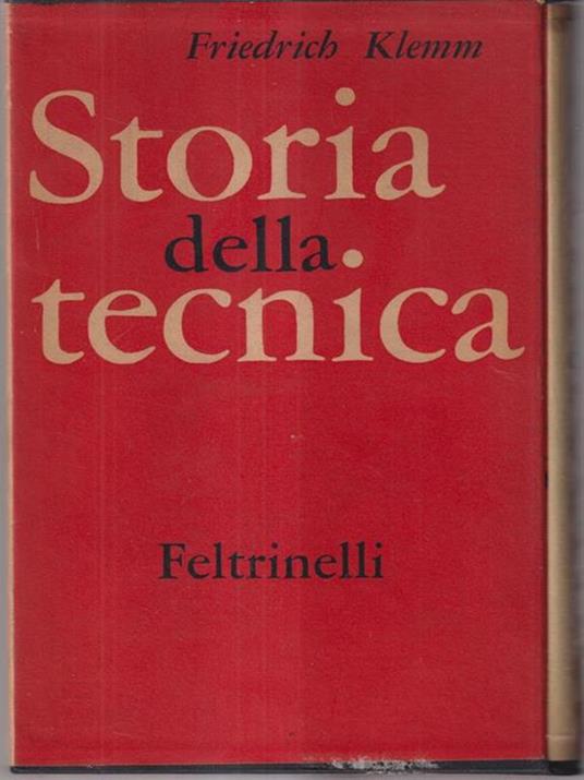 Storia della tecnica - Friedrich Klemm - copertina