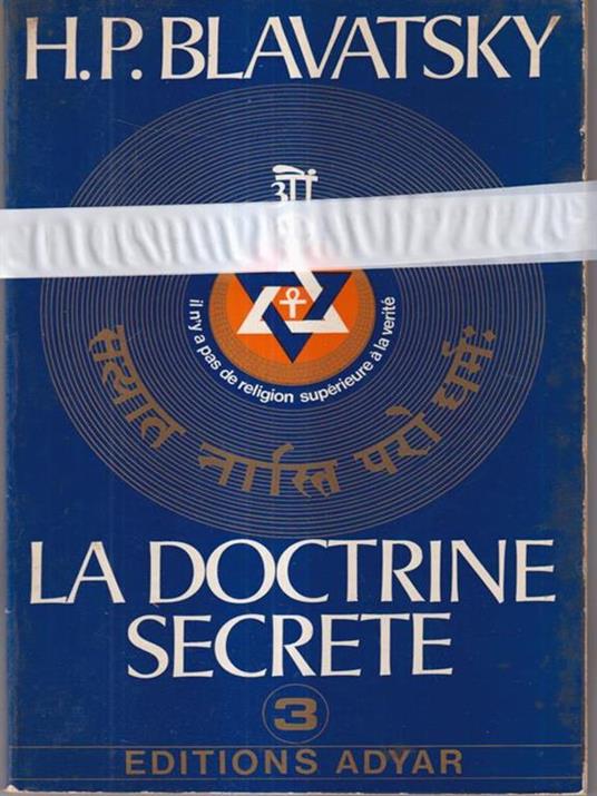 La doctrine secrete - Helena P. Blavatsky - copertina