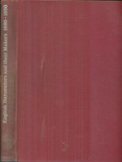 English barometers 1960-1860 - Nicholas Goodison - copertina