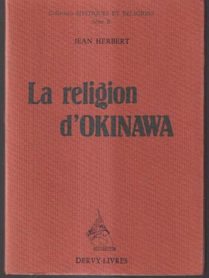 La religion d'Okinawa - Jean Herbert - copertina