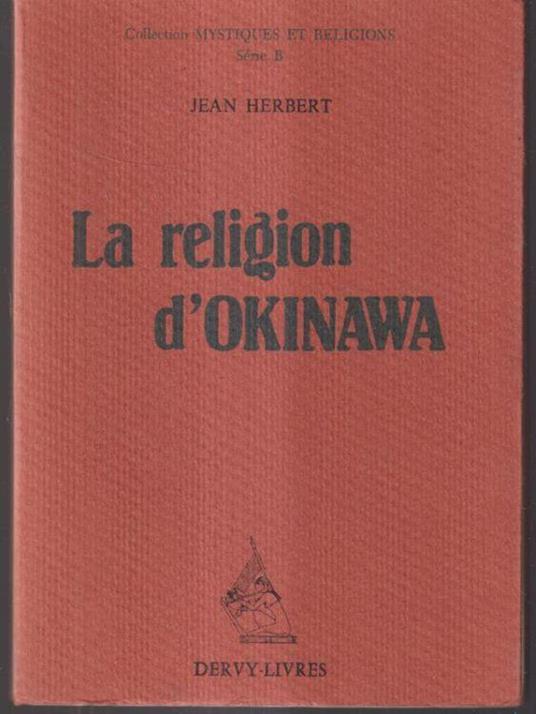 La religion d'Okinawa - Jean Herbert - copertina