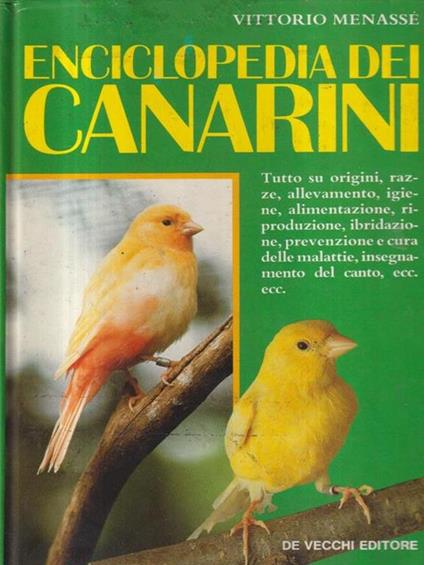 Enciclopedia dei canarini - Vittorio Menasse - copertina