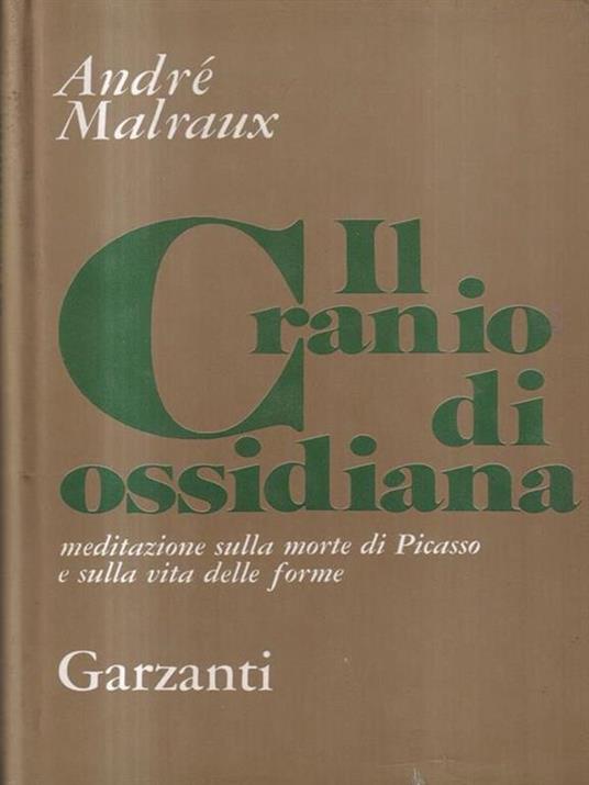 Il cranio di ossidiana - André Malraux - copertina