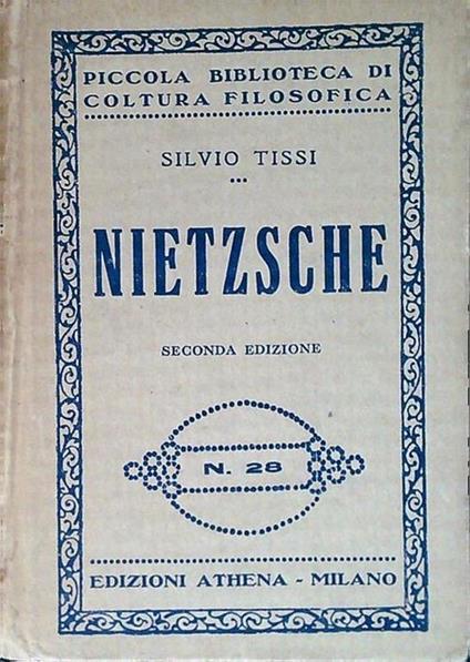 Nietzsche - Silvio Tissi - copertina