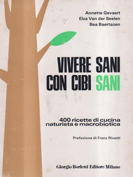 Vivere sani con cibi sani - copertina