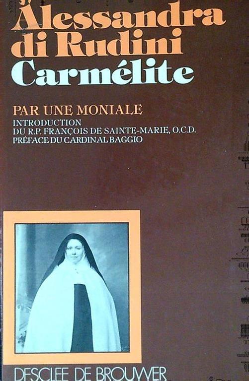Carmélite - Alessandra Di Rudini - copertina