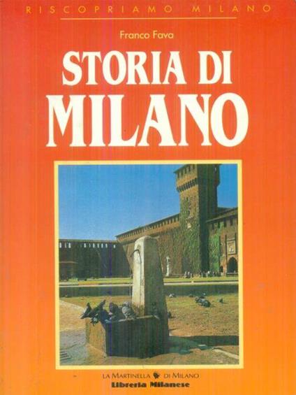 Storia di Milano - Franco Fava - copertina