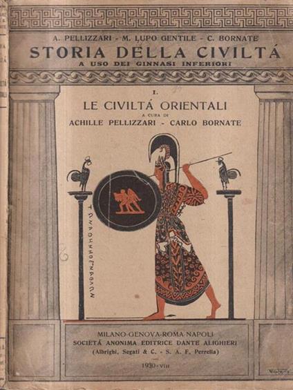 Le civiltà orientali - Achille Pellizzari - copertina