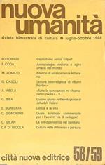 Nuova umanita' 58/59 Luglio-ottobre 1988