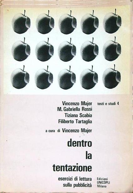 Dentro la tentazione - Vincenzo Majer - copertina