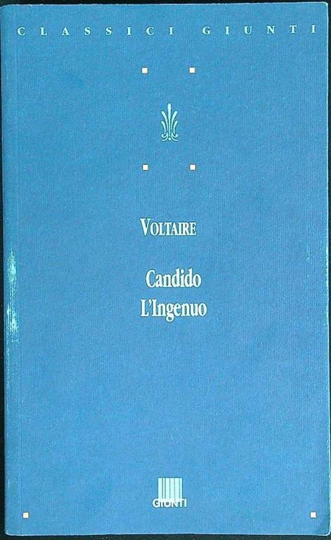 Candido - L'ingenuo - Voltaire - copertina