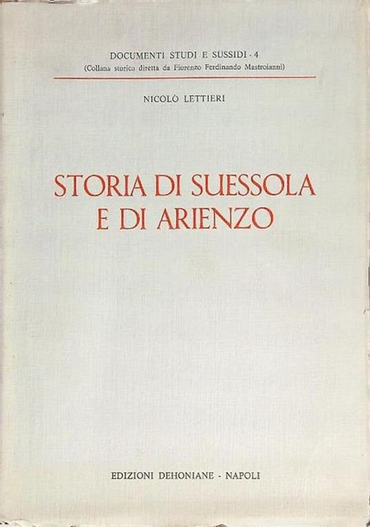 Storia di Suessola e di Arienzo - Nicola Lettieri - copertina