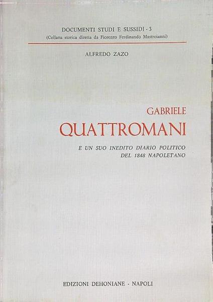 Gabriele Quattromani - Alfredo Zazo - copertina