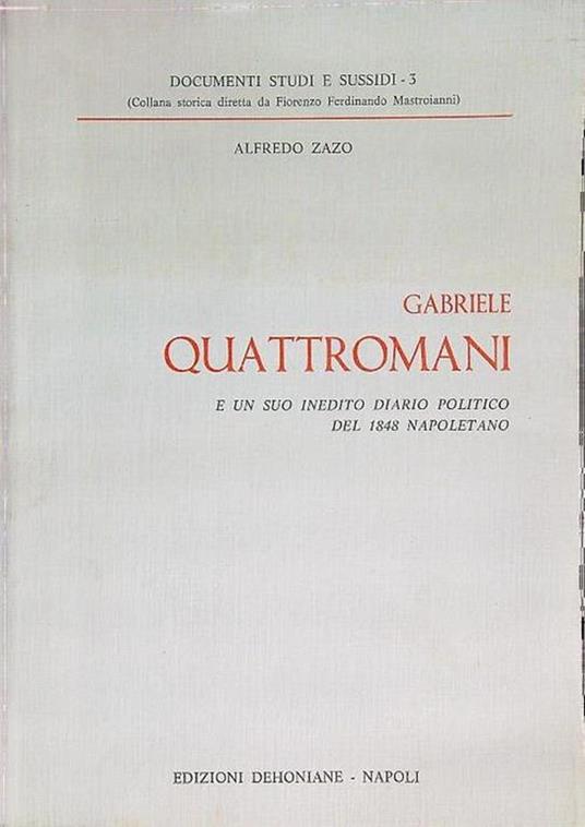 Gabriele Quattromani - Alfredo Zazo - copertina