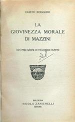 La giovinezza morale di Mazzini