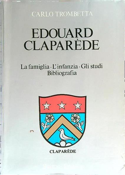 Edouard Claparede - Carlo Trombetta - copertina