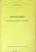 Notiziario della unione matematica italiana anno V n. 4