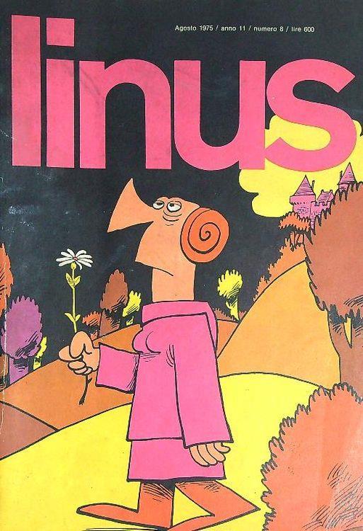 Linus numero 8/agosto 1975 - copertina