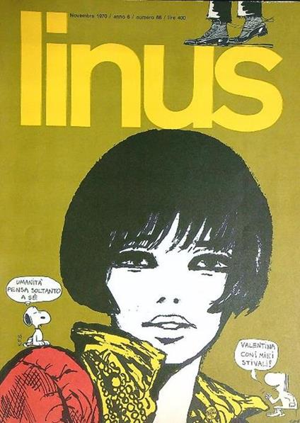 Linus numero 68/novembre 1970 - copertina